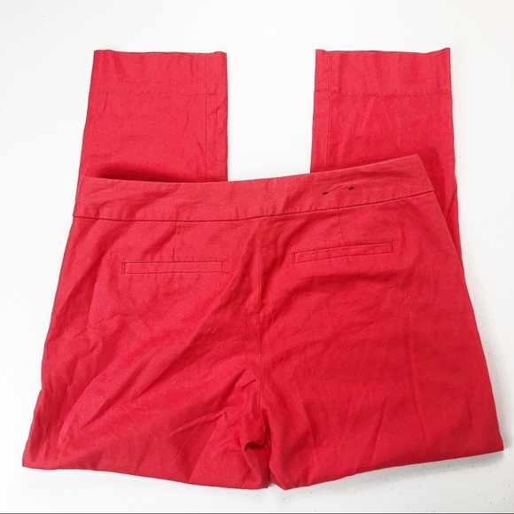 Banana Republic Hampton Fit pink capris sz 6P (33) - Picture 6 of 8